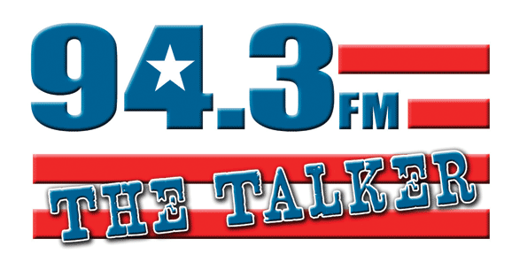 The Talker 94.3 FM logo